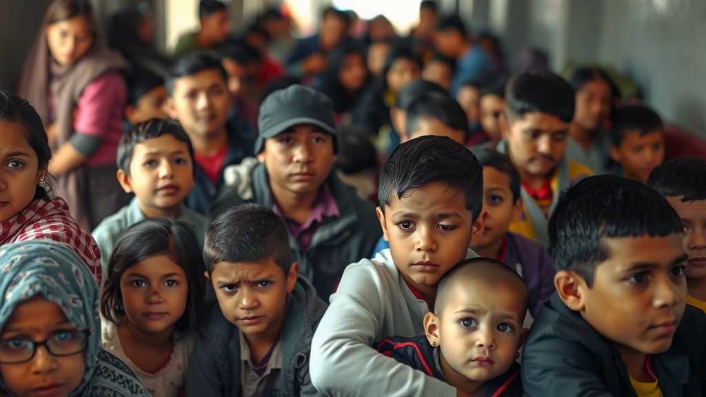 Families in shelter
