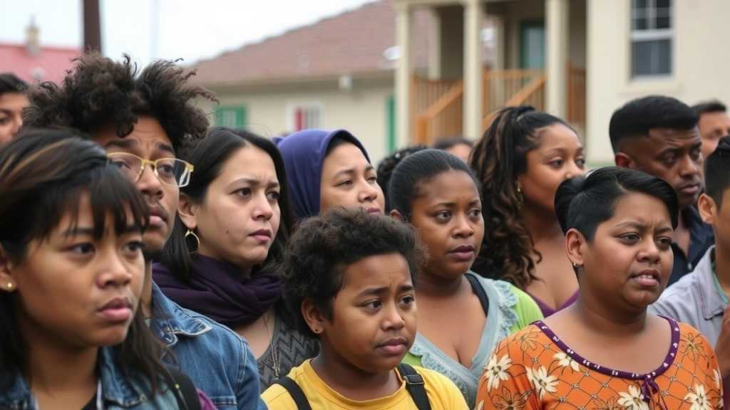 Community members reacting to deportation news