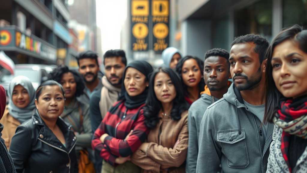 apoyo comunitario a inmigrantes en un paisaje urbanojpeg