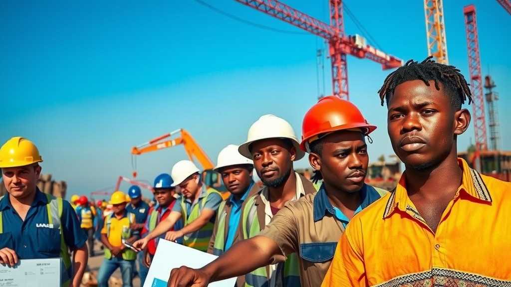 trabajadores de la construccion colaborando en un sitio laboraljpeg
