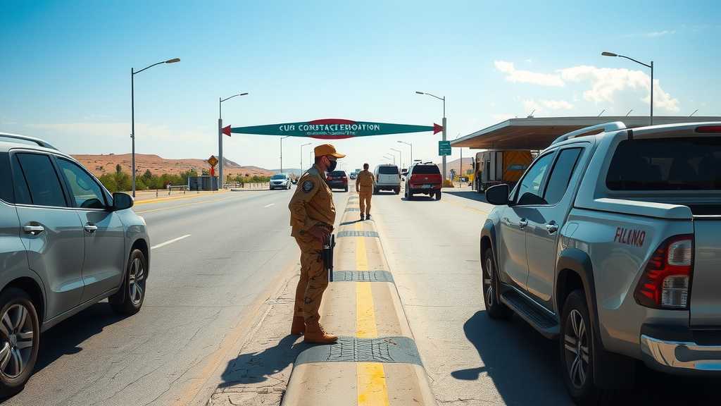 Border crossing checkpoint
