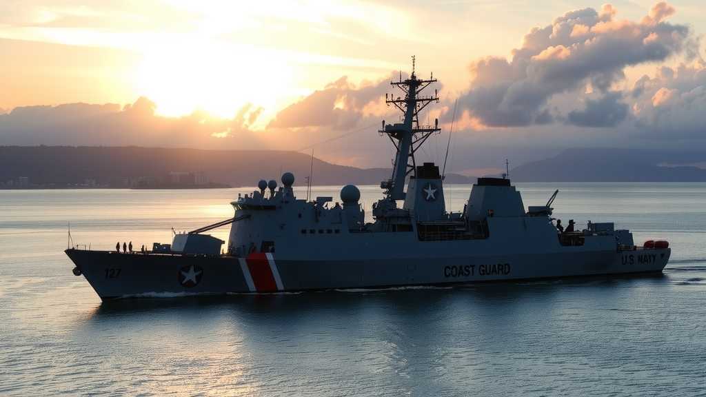 uss gravely navegando en aguas del sur con enfoque en seguridadjpeg