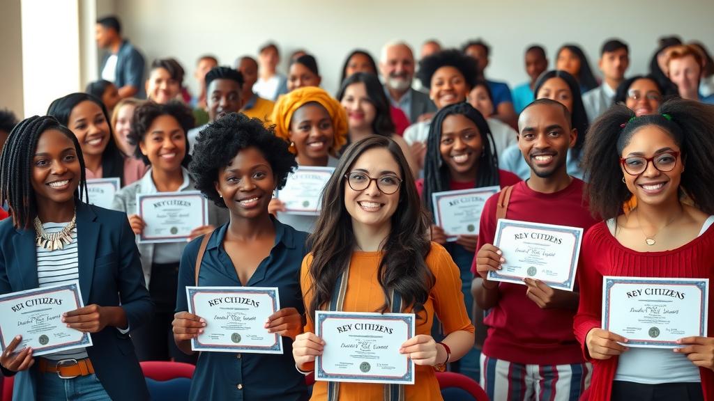 img a joyful scene of new citizens at a naturalization ceremony