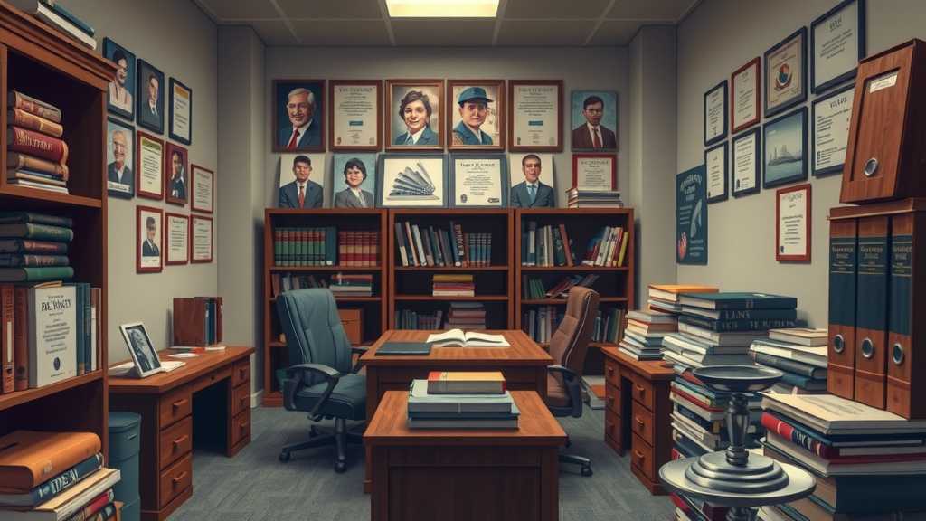 un escritorio de abogado con archivos de inmigracionjpeg