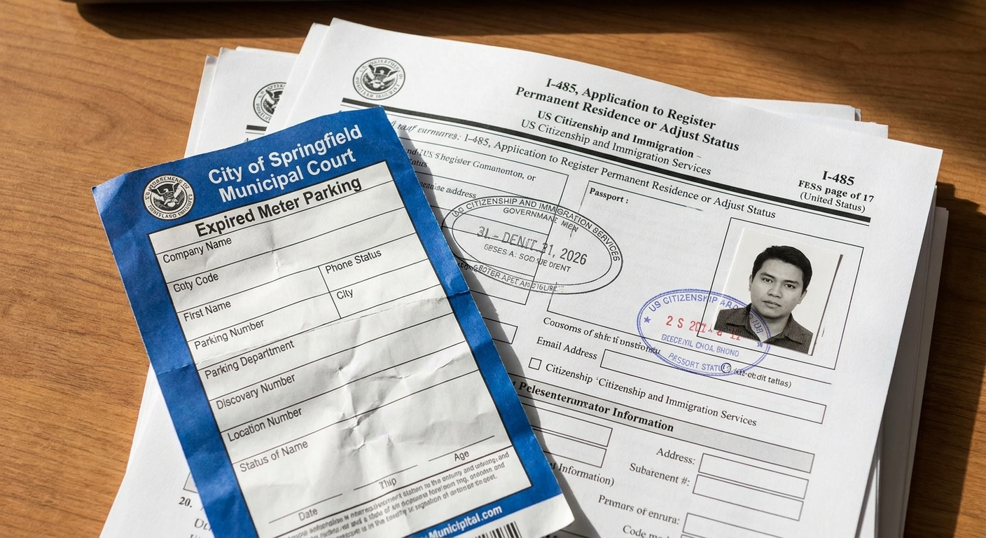 Multa de trafico sobre documentos migratorios, resaltando si me pueden deportar por un ticket.