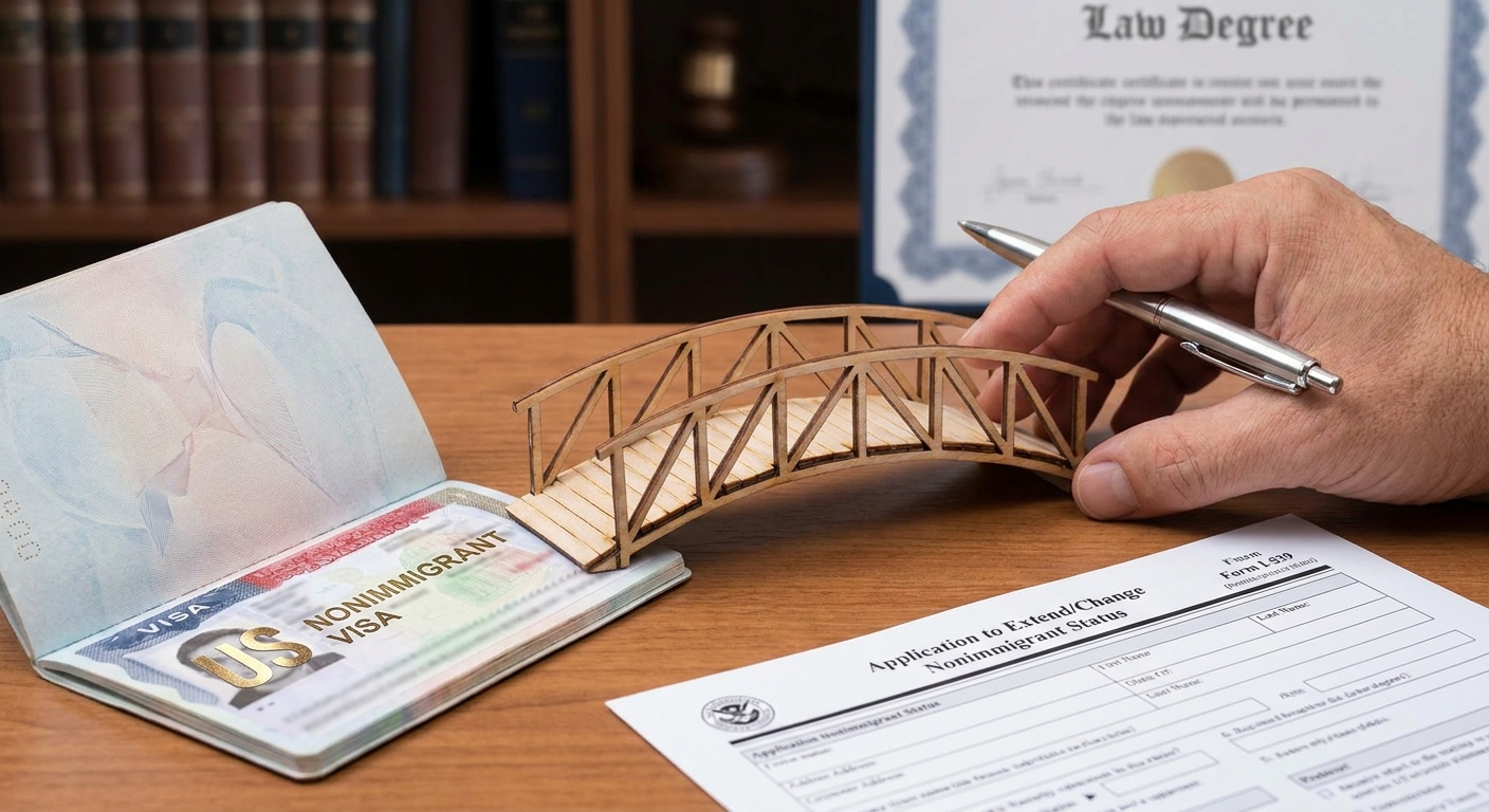 Cambio de estatus migratorio: puente entre una visa y el Formulario I-539 de USCIS.