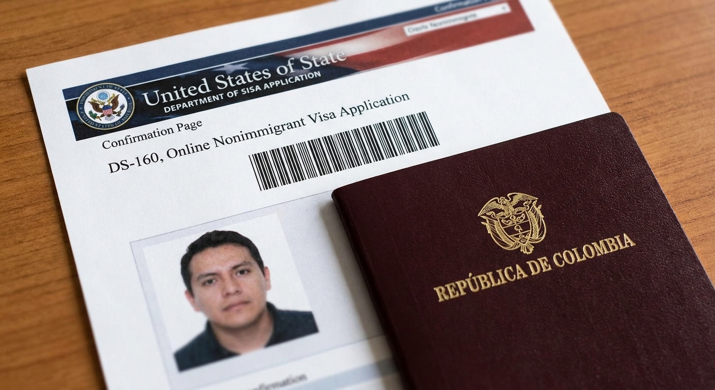 La confirmacion del formulario DS-160 es clave para la visa americana desde colombia en Bogota