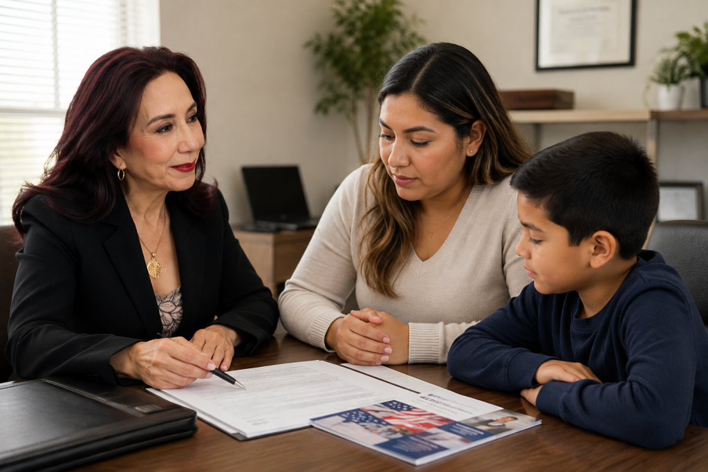 familia considerando visa k-2