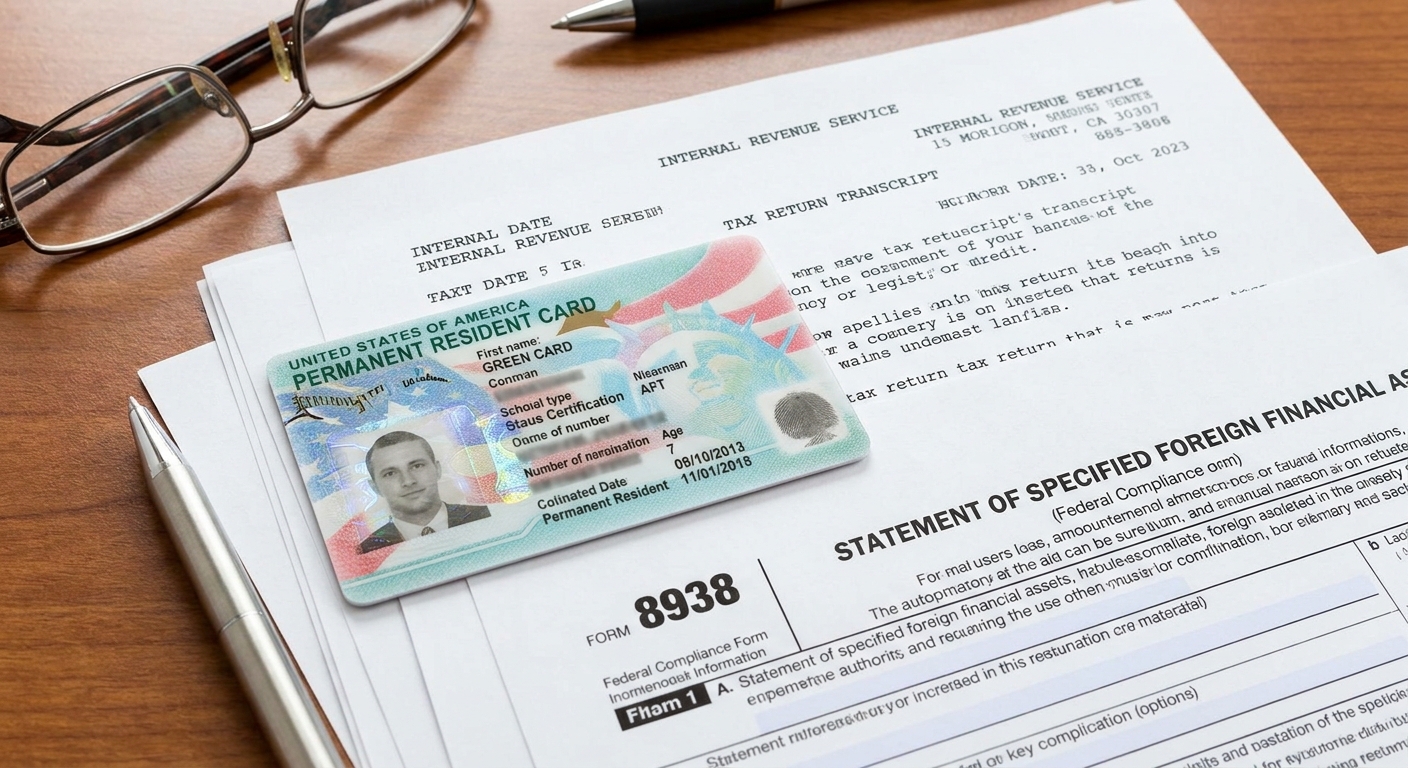 Analisis de como deber impuestos afecta la residencia mediante transcripciones fiscales oficiales sobre un escritorio