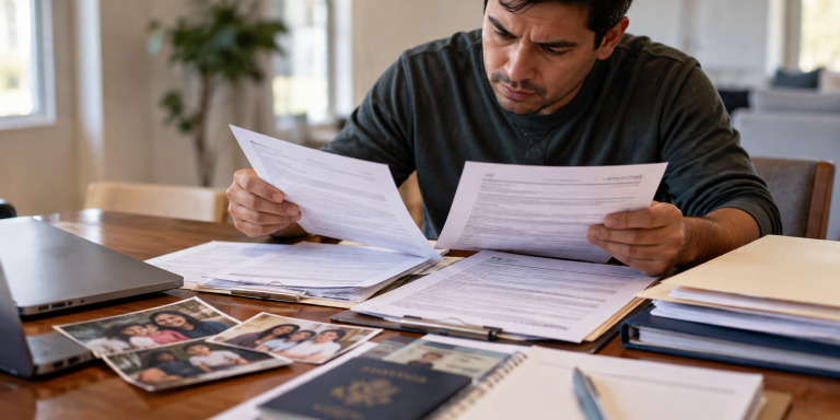 Persona pidiendo evidencia para pedir un stay de deportacion
